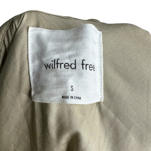 WILFRED FREE Green Plaid The Ganna Shirt Jacket Shacket Women's Size Small - Picture 6 of 6